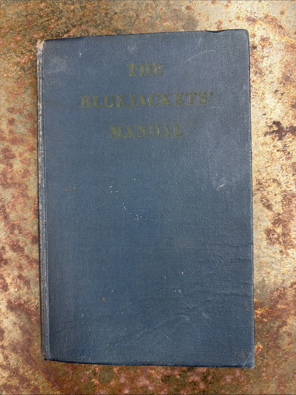 Vintage 1960 USN Bluejackets Manual Book 16th Ed Inscribed Name Co Battalion